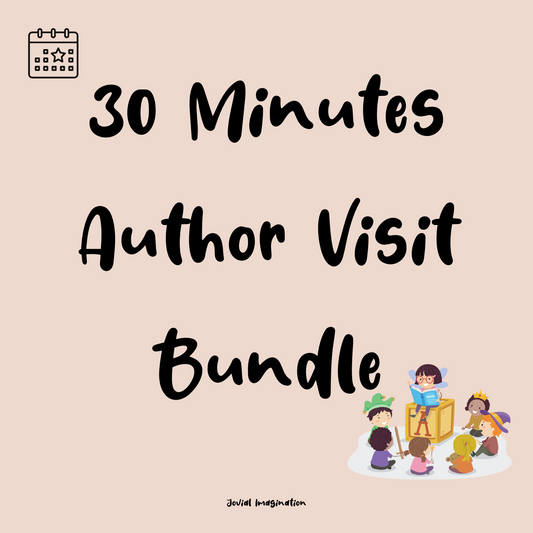 30 Minutes Author Visit & Books Bundle - Schools only